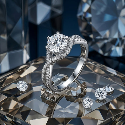 ladies silver ring